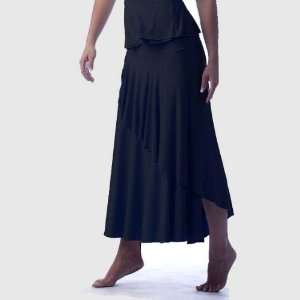   from Organic Bambooo Fold Over Drop Waist Skirt Navy 