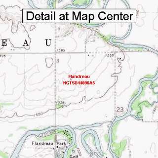   Map   Flandreau, South Dakota (Folded/Waterproof)