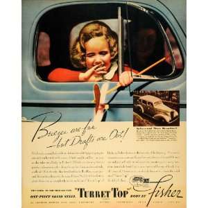   Ad Fisher Body Turret Top Automobile Motor Vehicle   Original Print Ad