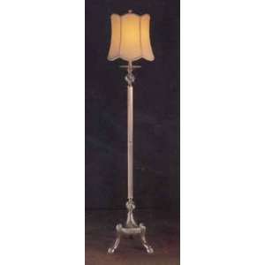  Silver Finish Candlestick Floor Lamp