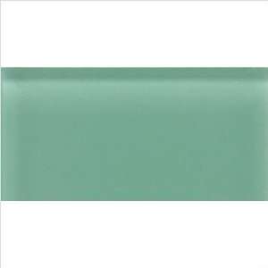   Reflections 8 1/2 x 17 Frosted Wall Tile in Serene Green (Set of 50