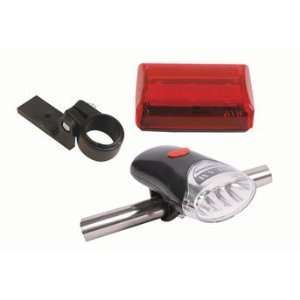  2 Pc Bicycle Safety Light Set for Front and Back