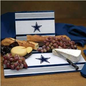  Dallas Cowboys NFL Glass Cutting Board Set Sports 