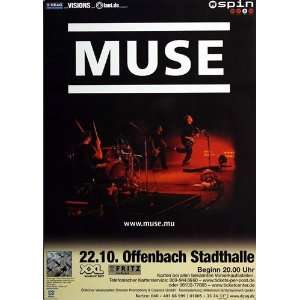  Muse   Absolution 2003   CONCERT   POSTER from GERMANY 