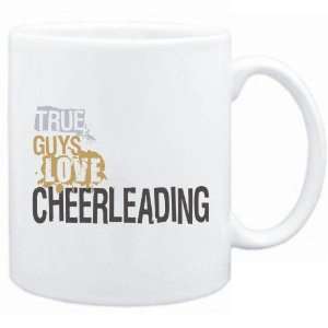    New  True Guys Love Cheerleading  Mug Sports