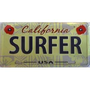  Surfer License plate