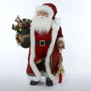  24 Santa with Red Dress Tablepiece 