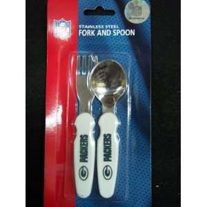  NFL Green Bay Packers Spoon and Fork Set Baby