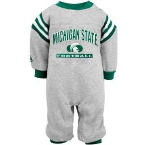   State Spartans Infant Ash Football Coveralls