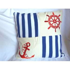   Wheel Accent   White, Canvas. Red & Blue 15 New
