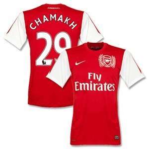  11 12 Arsenal Home Jersey + Chamakh 29
