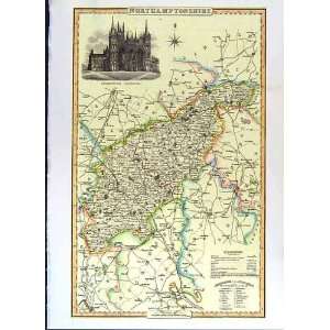  C2000 Map England County Northamptonshire Peterborough 