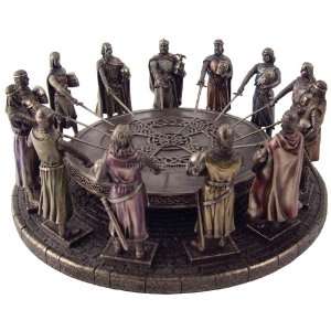  New King Arthur and the Knights of the Round Table Statue 