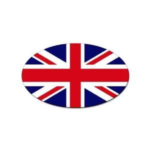  Great Britain Flag oval sticker 