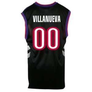  Charlie Villanueva Black Reebok NBA Replica Purple Toronto 
