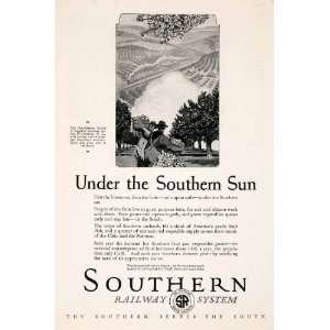  1927 Ad Southern Railway System Agriculture Farming Train 