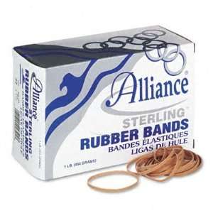 Alliance Sterling Ergonomically Correct Rubber Bands, No.33, 0.125 x 3 