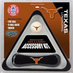  Texas Longhorns College Billiard Accessory Kit Sports 