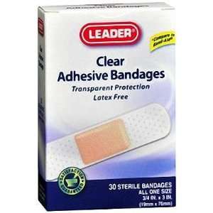  Leader Bandage Clear 30ct   Compare to Johnson & Johnson 