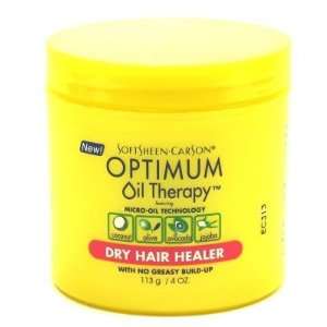 Optimum Oil Therapy Dry Hair Healer 4 oz. Jar (3 Pack) with Free Nail 