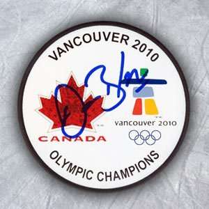   BOYLE Team Canada SIGNED Olympic Gold Champs Puck Sports Collectibles