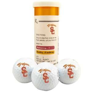  USC Trojans Rx 3 Pack Golf Balls