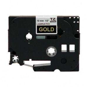   Gold on Black 1/2 Tape (Printers  Inkjet/Dot Matrix)