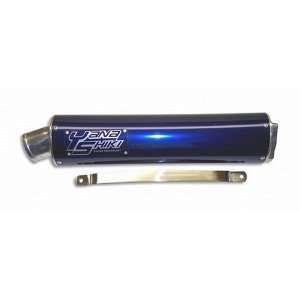   & Gsxr1000 Yana Shiki Slip on Exhaust Blue Canister with Blue Label