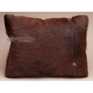 Rustic Western Cowhide Pillow 12x18 (P4) 