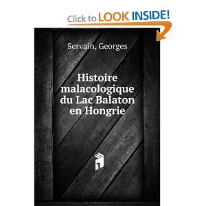   du Lac Balaton en Hongrie Georges Servain  Books