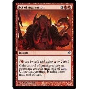   the Gathering   Act of Aggression   New Phyrexia   Foil Toys & Games