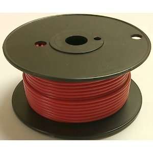  RED 10AWG Stranded 50V Automotive Hook Up Wire   100 Roll 