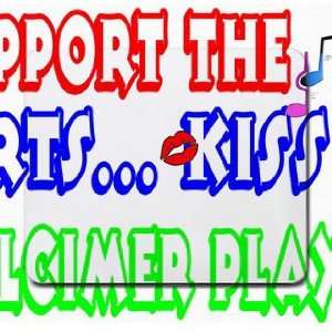  Support the Arts Kiss A Dulcimer Player Mousepad