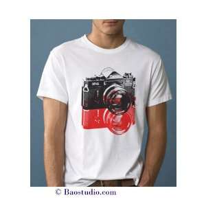  Vintage Canon F 1 camera   Pop Art Graphic T shirt (Mens 