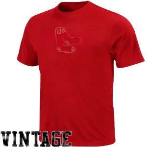   Boston Red Sox Retro Modern Fit T Shirt   Red