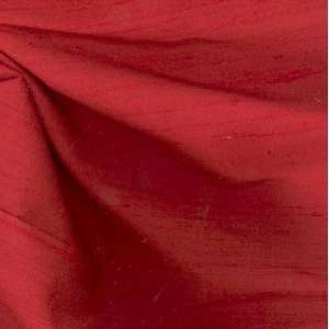  54 Wide Promotional Dupioni Silk Fabric True Red By The 