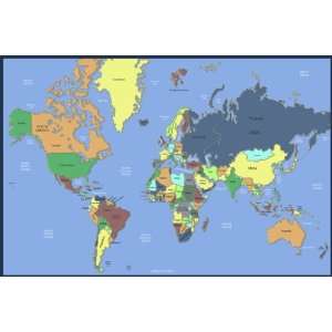  World Map Mural  Create A Mural