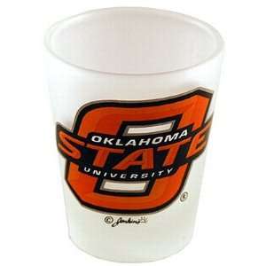 Oklahoma State Cowboys Frosted Logo Shotglass  Sports 