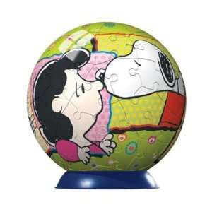  Snoopy & Lucy Globe Jigsaw Puzzle Toys & Games