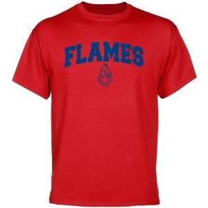  NCAA UIC Flames Red Mascot Arch T shirt