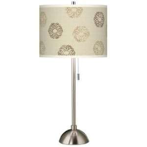    Sand Medallion Giclee Contemporary Table Lamp