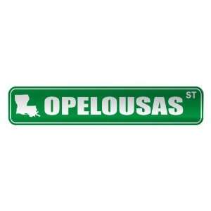   OPELOUSAS ST  STREET SIGN USA CITY LOUISIANA
