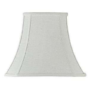  Ivory Fabric Rectangle Lamp Shade 6x11x12 (Spider)