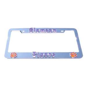  Clemson Tigers License Plate Tag Frame