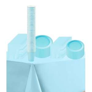  Pastel Blue (Light Blue) Deluxe Party Supplies Pack 