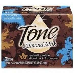  Tone Almond Milk Bath Bar 2X4.25oz Beauty