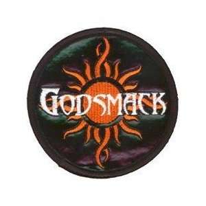  Godsmack   Orange Sun Logo   Embroidered Vinyl Sew On 