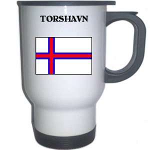  Faroe Islands   TORSHAVN White Stainless Steel Mug 