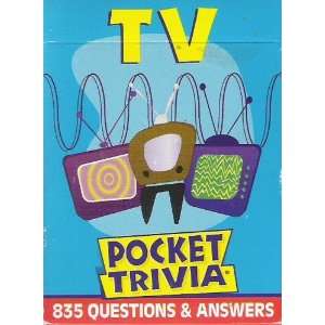  TV Pocket Trivia; 835 Questions & Answers [Card Game 