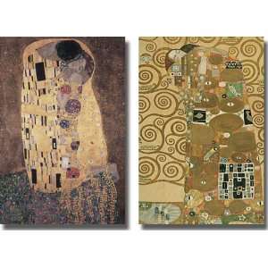   by Gustave Klimt 2 pc Premium Quality Poster Set